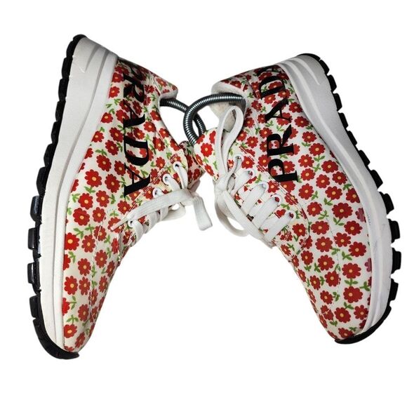 Prada Floral Sneakers - Picture 6 of 13